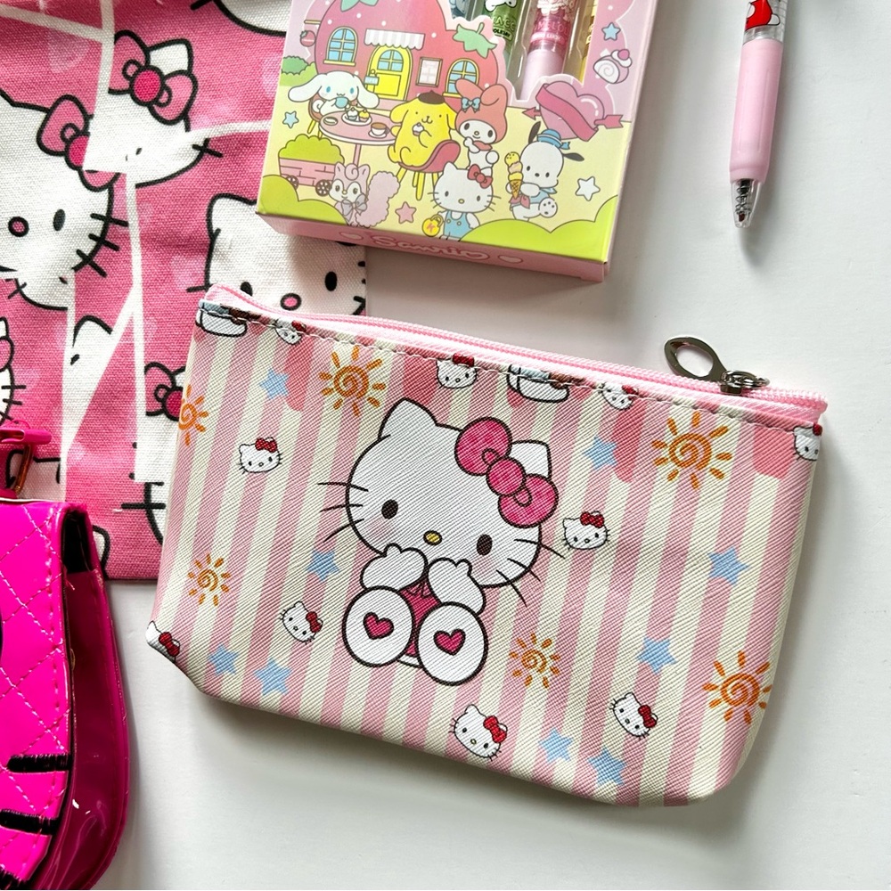 💝(HK0016) Hello Kitty Lover’s Adorable 9-Piece Tote Bag Bundle - Picture 10 of 11